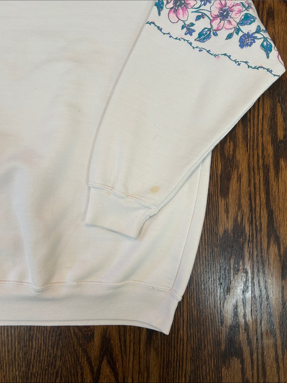 Vintage 90s Floral Sweatshirt - Picture 9 of 10